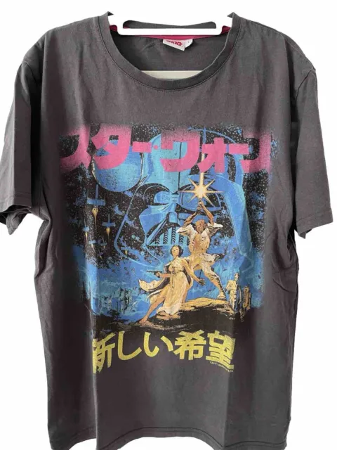 Star Wars IV Shirt, in Japanischer Schrift, Größe L