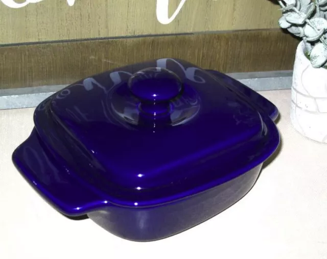 Chantal COBALT BLUE 1/2 Qt. Covered Casserole Dish Bakeware