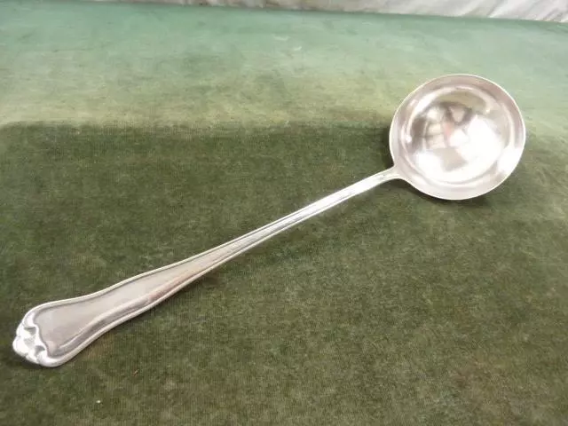 A Nice Vintage Soup Punch Ladle silver plated #2