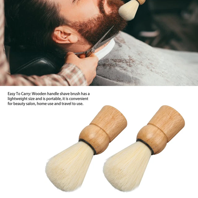 Blaireau De Barbe Mini Blaireau De Sécurité Doux Pour Salon De Beauté