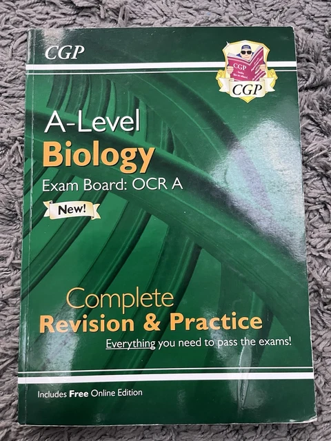 A LEVEL BIOLOGY Complete Revision And Practice Exam Board OCR A £6.50 ...