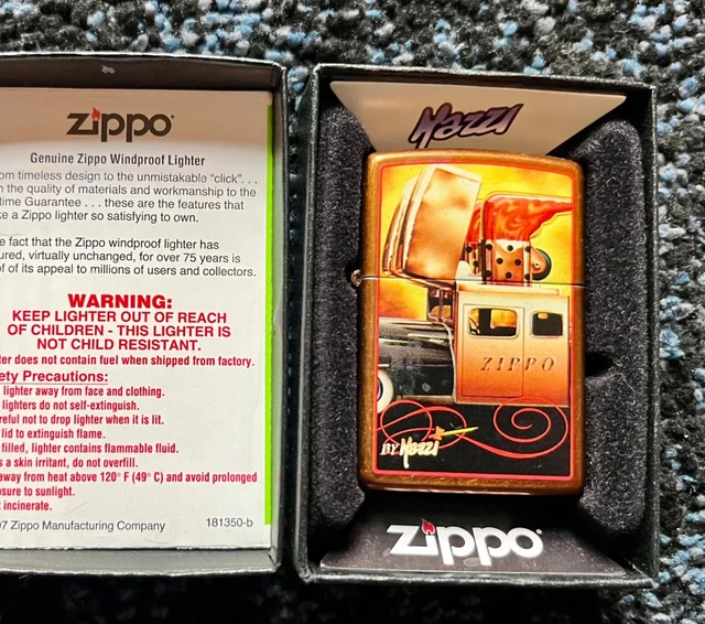 2011 ZIPPO lighter - Brush Brass -Mazzi Zippo- New