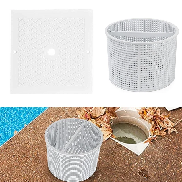 Panier Skimmer Piscine Ulapithi 19cm - Filtre à Débris ABS - Compatible Avec La Plupart Des Écumeurs