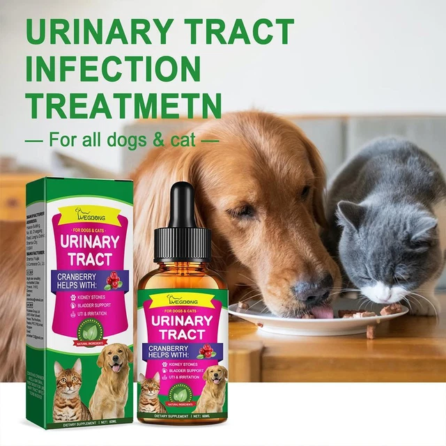 60ml Pet Urinary Tract Infection Drops X5G1