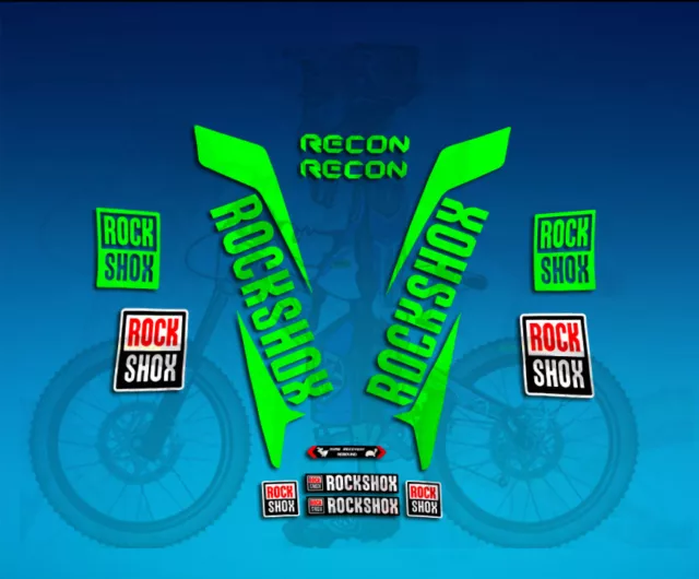 Pegatinas Stickers  Fork Rock Shox Recon 2017 Am150 Aufkleber Decals Adesivi