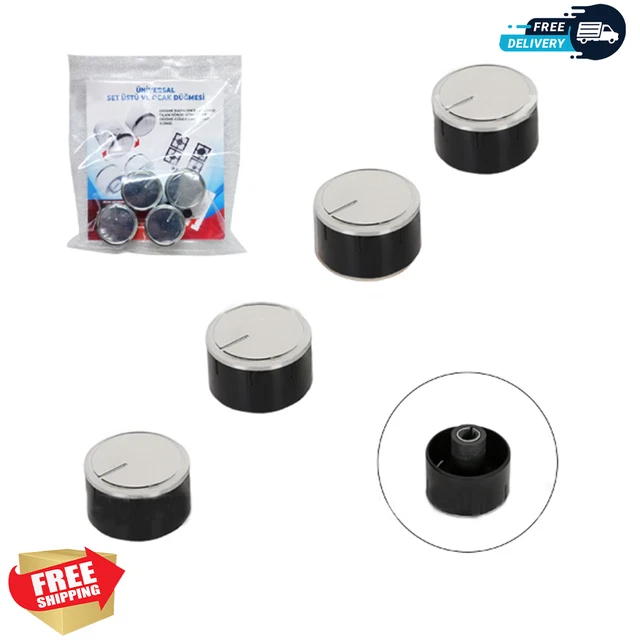 2 Oven Hob Knob For Stoves Cooker Switch Dial In Silver 61EDO 61EHDO (Pack Of 2 - Foto 8