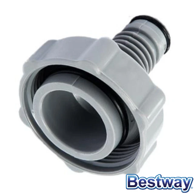 Bestway ADATTATORE CONNETTORE di SVUOTAMENTO per TUBO VALVOLA di PISCINA P6H1419