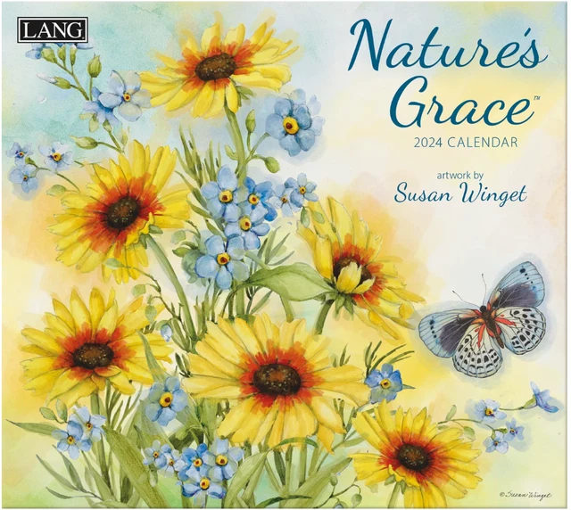 NATURE'S GRACE 2024 LANG Wall Calendar 17.99 PicClick