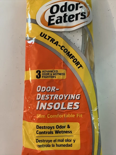 Plantillas destructoras de olores ultra confortables Odor-Eaters 3 PARES en paquete