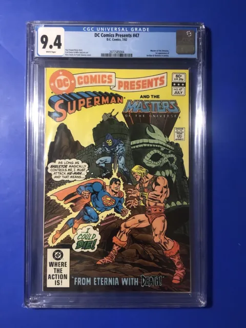 Dc Comics Presents #47 CGC 9.4 1ST HE-MAN SKELETOR Masters Of The Universe 1982