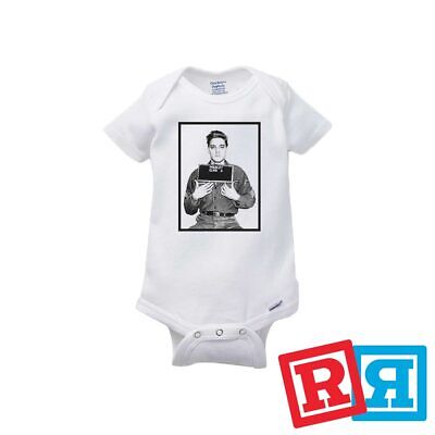 Elvis Presley Gerber Baby Onesie® Cotton Unisex White Short Sleeve Bodysuit
