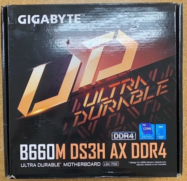 (NOT WORKING)GIGABYTE B660M DS3H AX DDR4 LGA 1700 MicroATX Intel