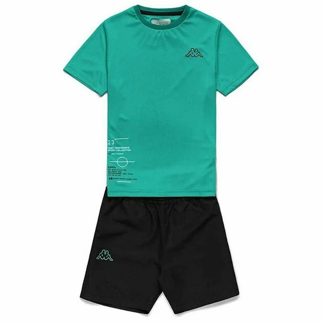Sportset für Kinder Kappa Brozolo Lagoon Schwarz