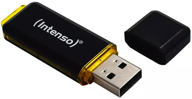 Intenso USB Stick 64GB Speicherstick High Speed Line schwarz USB 3.2 bulk