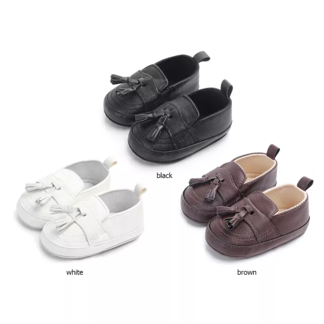 fr Spring Baby Prewalker Moccasins Infant Cute Soft Soles PU Leather Boots Shoes 2