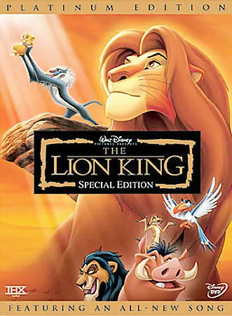 The Lion King (DVD, 2003, 2-Disc Set, Platinum Edition)