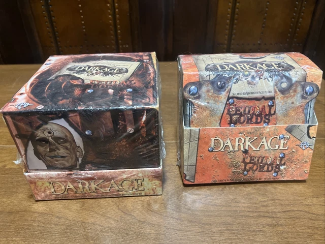 LOT Dark Age Feudal Lords - Sealed Display Box with 6 starter decks 64 boosters