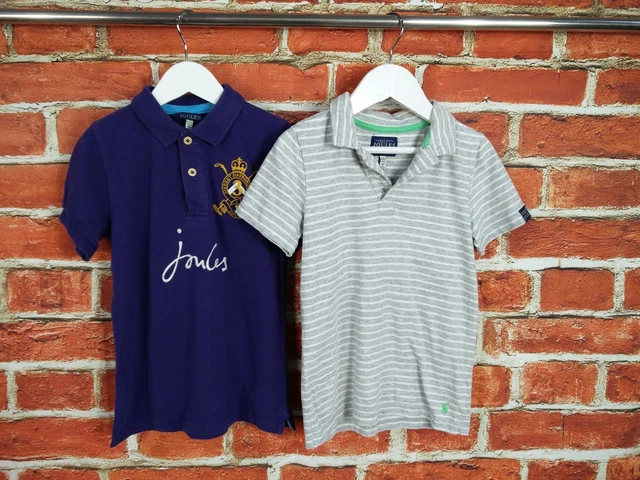 Boys Bundle Age 5-6 Years 100% Joules Short Sleeve Polo Top T-Shirt Kids 116Cm