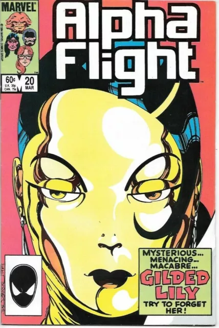 Alpha Flight #20 Marvel Comics March Mar 1985 (VFNM)