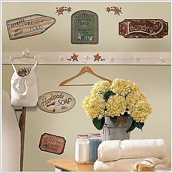 Country Signs Peel & Stick Appliques