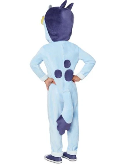 Spirit Halloween Bluey Costume Hooded Dress For Girls - Officially Licensed, Long Sleeves