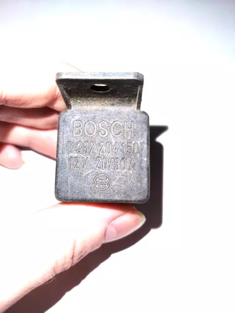 12 Volt 20/30 Amp  Bosch Relay 0 332 204 150 Made In Germany 5 Pin Oem