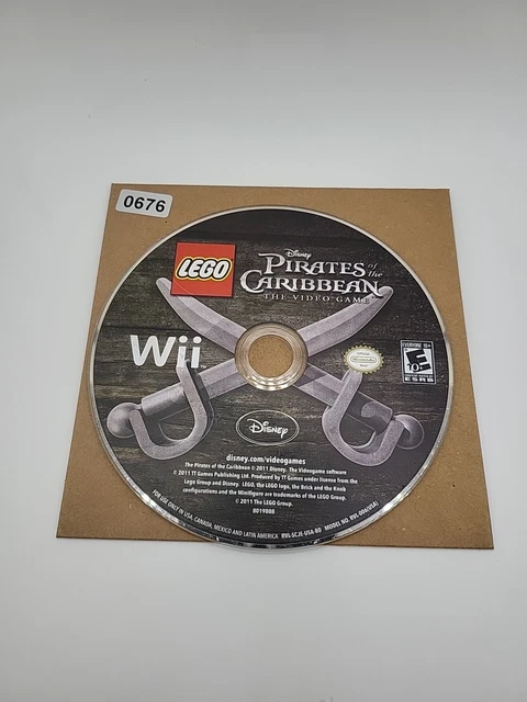 LEGO PIRATES OF the Caribbean (Nintendo Wii) NO TRACKING DISC - Main Image