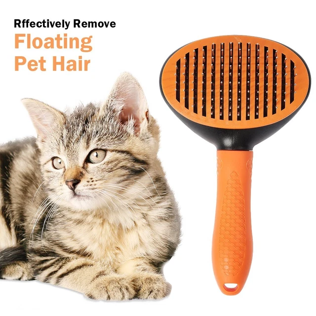 Pet Hair Remover Dog Cat Comb Grooming Massage Deshedding Self Cleaning Brush US