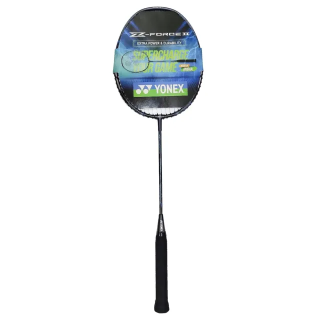 Yonex Z-Force II Strung Badminton Racquet, Black, Aluminum free shipping