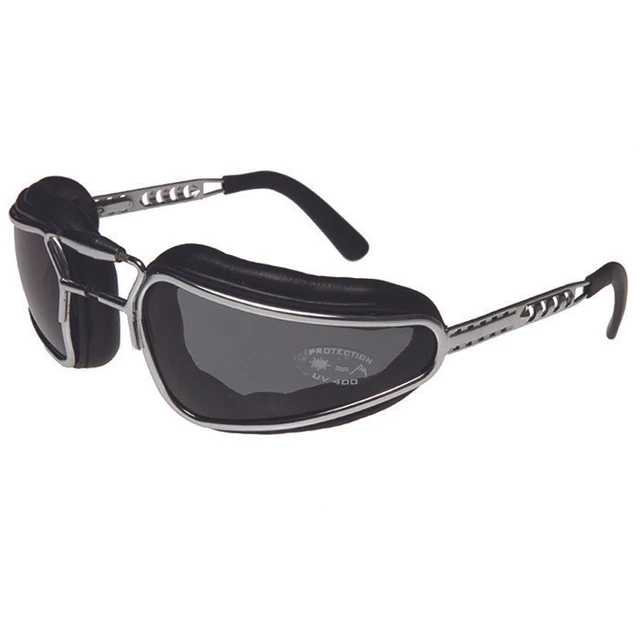 Baruffaldi Easy Rider Goggles In Black, Smoke & Clear Lenses (175003) Brand New