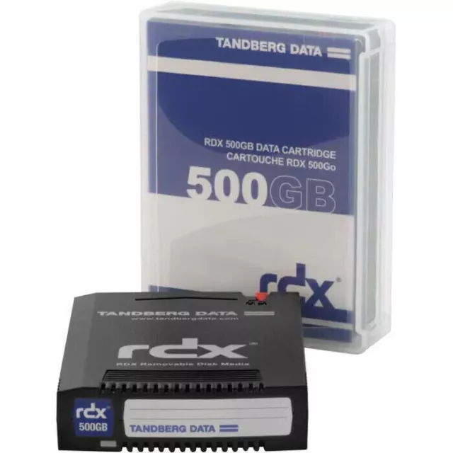 Tandberg RDX Cartridge 500 GB Datenkassette Wechselplatten-Medium