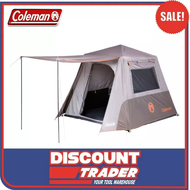 Coleman 2126162 Silver Evo Series 4 Person Instant Up Camping Tent Full Fly 4P