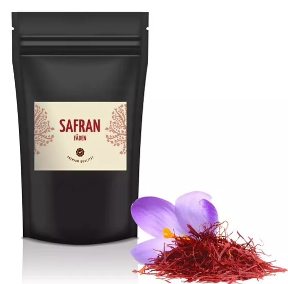 Safran PREMIUM-QUALITÄT aus dem Iran Safranfäden Saffron Zafferano Geschenkidee