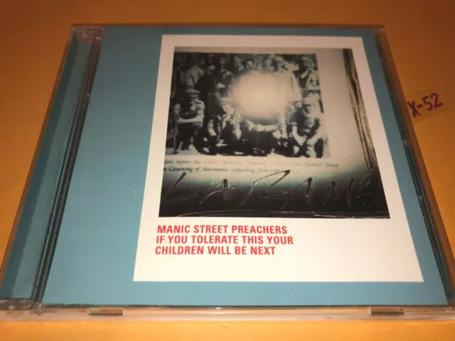Manic Street Preachers CD single If u Tolerate This Children Will Be Next promo