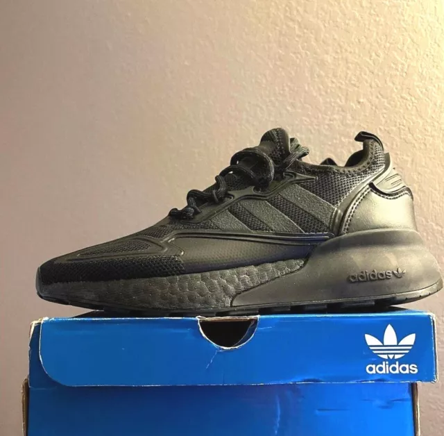 ADIDAS ORIGINALS ZX 2K Boost Shoes Kids Youth Sizes Black Boys