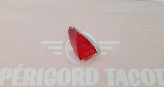 Cabochon De Feu Arrière SOUBITEZ Catalux 10 - Neuf D'origine (années 70-80) - Rouge - Fabriqué En France