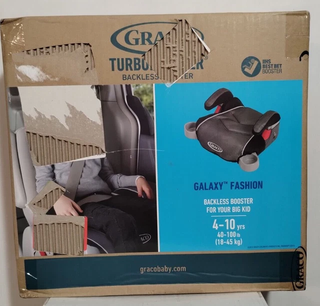 Graco TurboBooster Backless Booster Car Seat, Galaxy Child Safety Booster F4