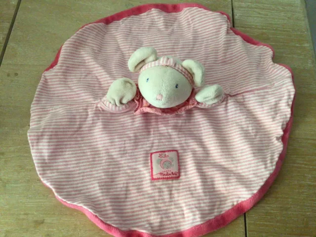Doudou plat Souris Lila MOULIN ROTY
