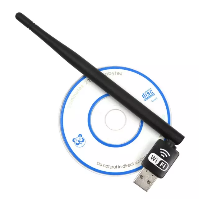 Mini Adattatore Usb Pc Wifi 300 Mbps Antenna Chiavetta Wireless Wi Fi