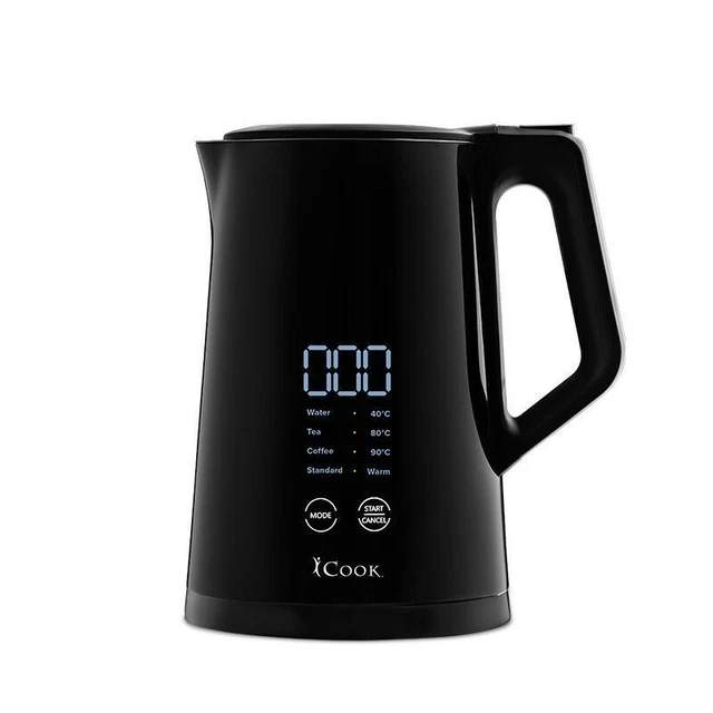 Bouilloire electrique avec contrôle tactile de la température 1,5 L icook Amway