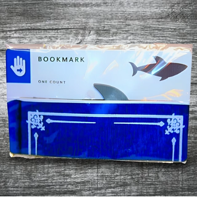 Bookmark Gray Silicone Shark Flexible Book Marker