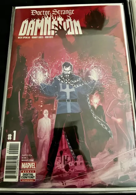 Marvel Doctor Strange Damnation 1-4 Complete Comic Book Run Set by Donny Cates