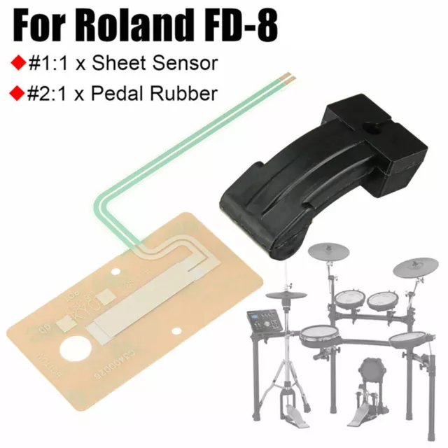 Sheet Sensor Pedal Rubber Actuator Suitable for Roland Drum FD-8 Hi Hat