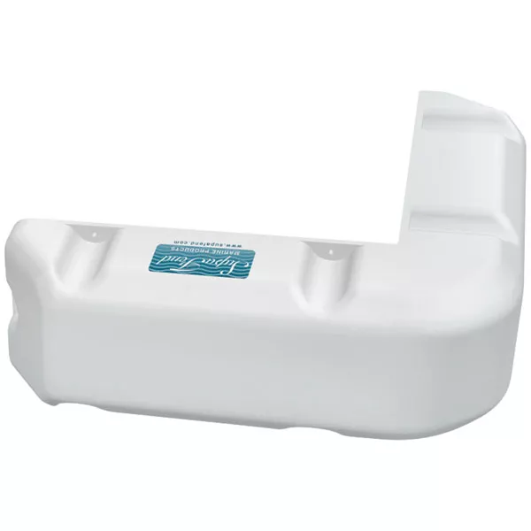 Boat Marina fender SupaFend Corner Piece White Dock Fender 90 Degrees