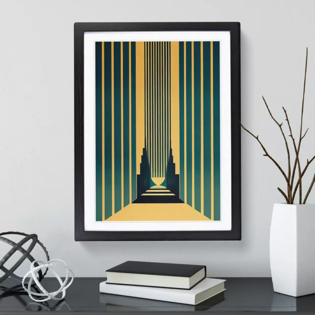 Art Deco Architecture No.1 Skyscraper Wall Art Print Framed Picture Poster 3