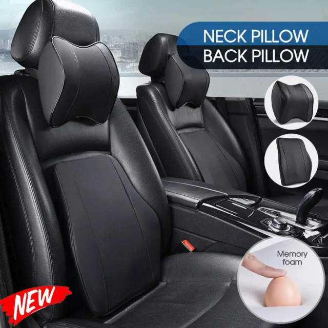 Adjustable Car Seat Pillow Headrest Head Neck Support Rest Sleep Cushion Pad