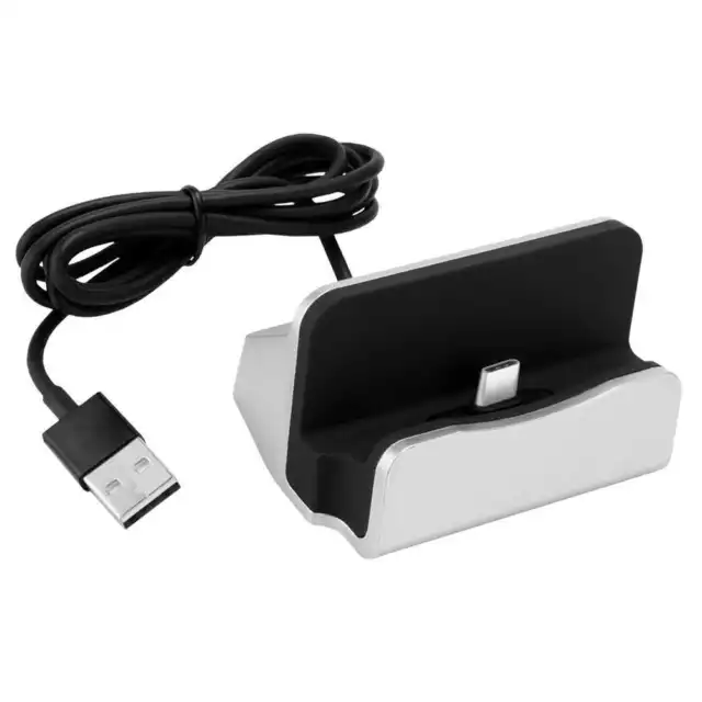 Dockingstation Ladegerat Stander USB Typ C Handyhalterung Kabel fur Handys #1