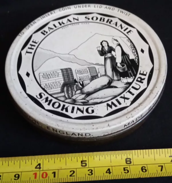 Antique & Vintage Tins. Tin Box Collectable The Balkan Sobranie Tobacco