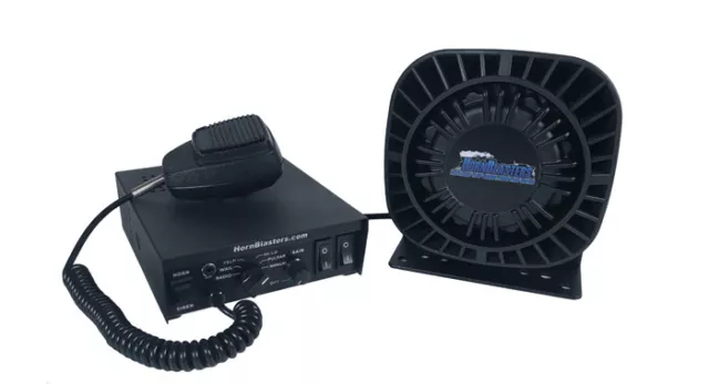 HornBlasters 100 Watt Public Address System with Sirens