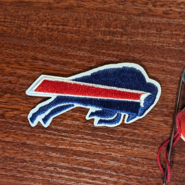 BUFFALO BILLS PATCH NFL Football Sports League Embroidered Iron On 1.5x2.5  $4.00 - PicClick